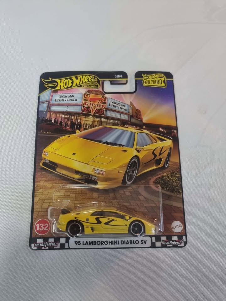 Hotwheels Premium Boulevard - #132 95' Lamborghini Diablo SV