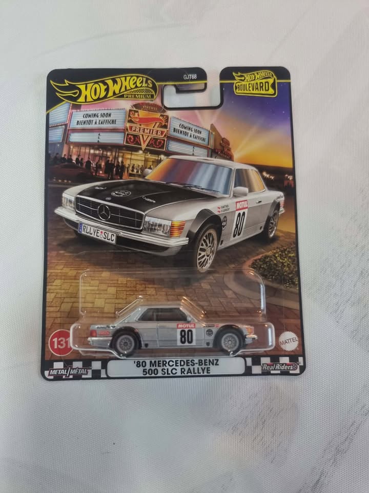 Hot Wheels Premium Boulevard #131 – 1980s Mercedes-Benz 500 SLC Rally