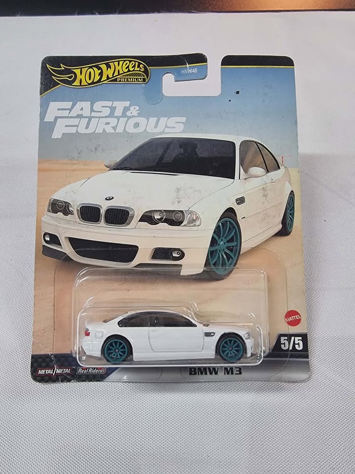 Hotwheels Premium Fast & Furious - Euro Fast Series (5/5) BMW M3 E46