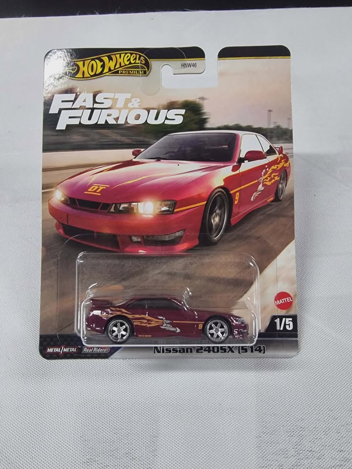 Hotwheels Premium Fast and Furious 1/5 Nissan 240SX (S14)