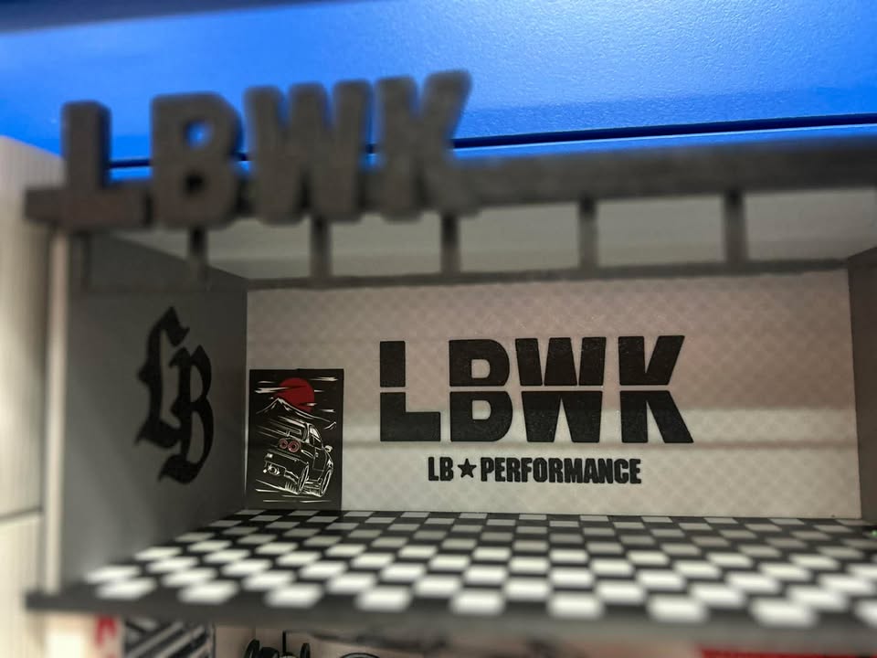 Custom 3D Printed LWBK Performance Diorama Garage