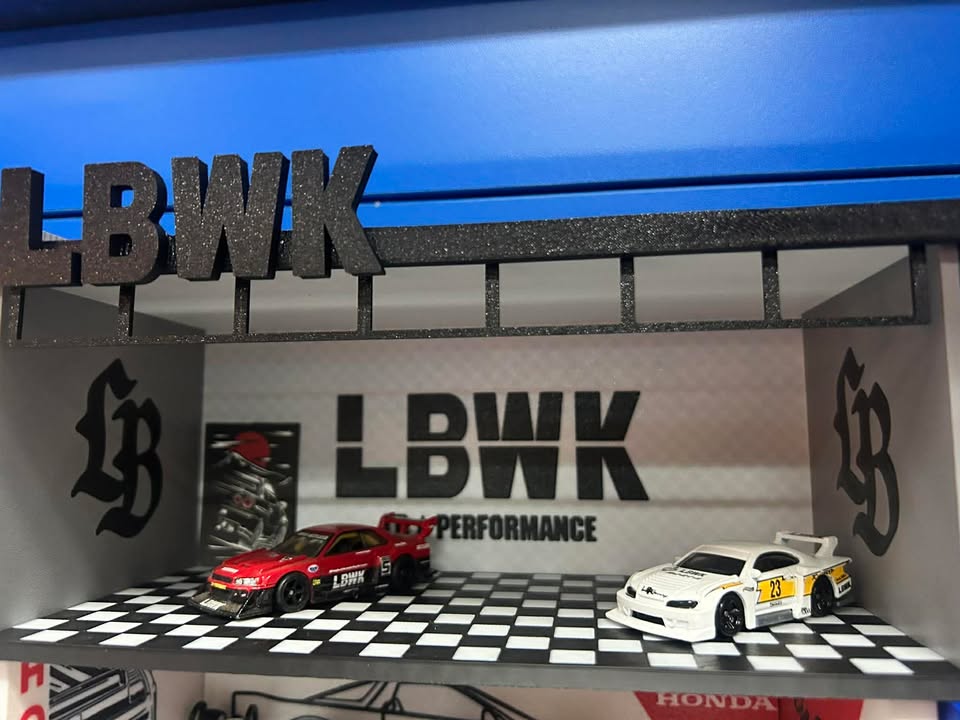 Custom 3D Printed LWBK Performance Diorama Garage