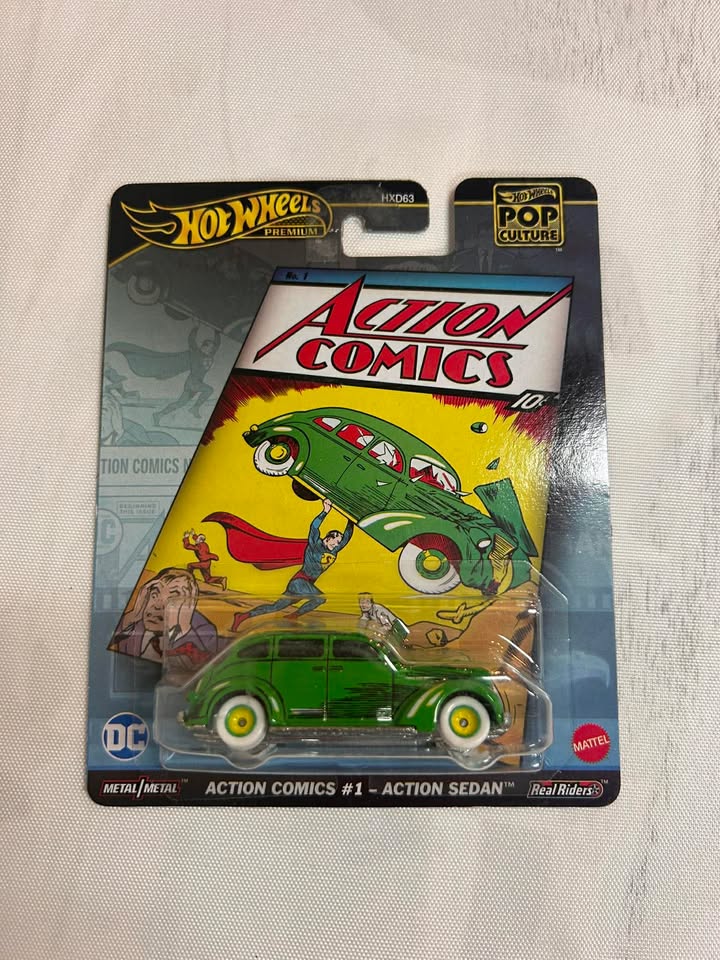 Hot Wheels Premium – Action Comics #1 | Action Sedan