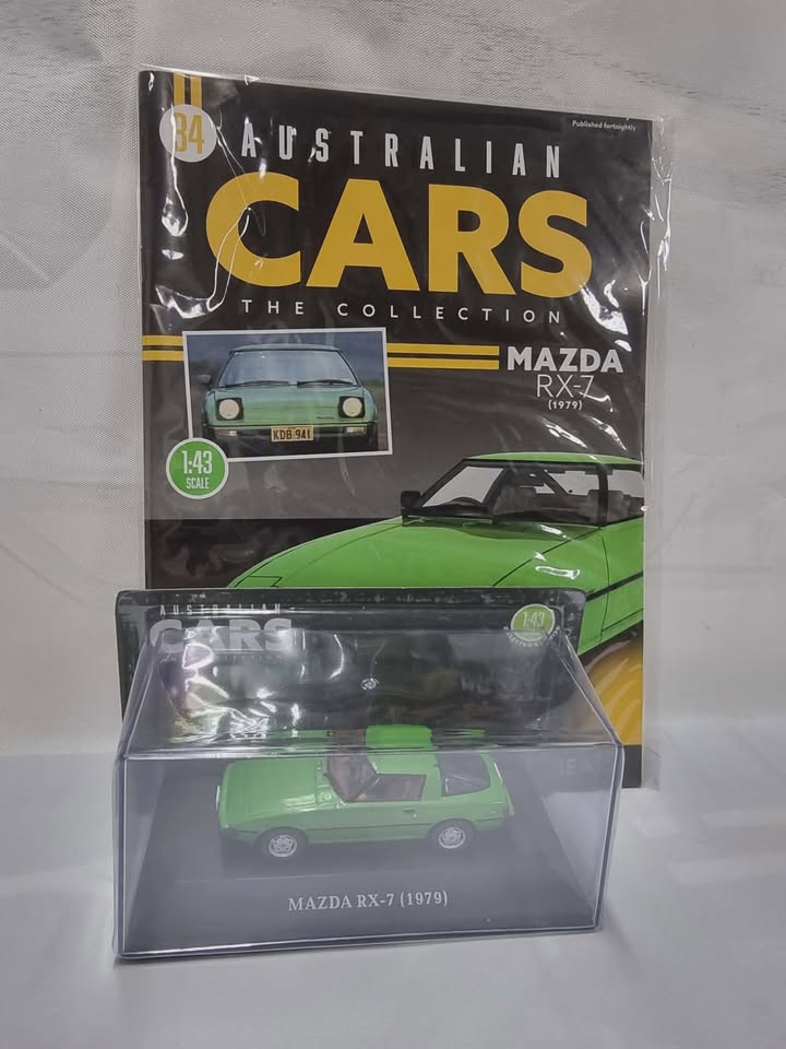 Australian Cars The Collection 1:43 - #34 Green Mazda RX-7 (1979)