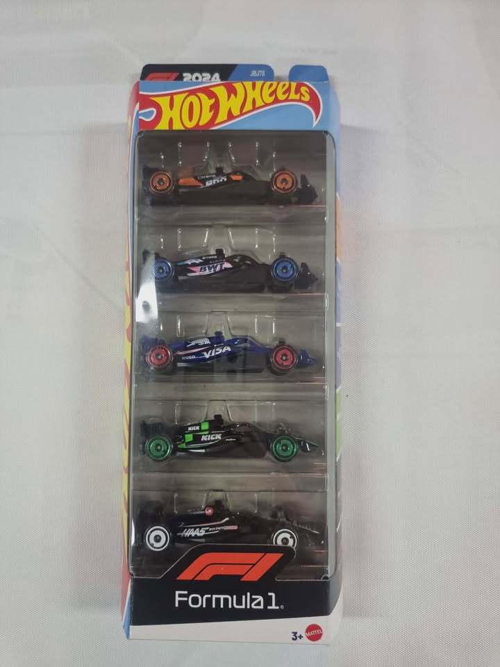Hot Wheels Formula 1 F1 5-Pack Race Team (2024 Car Livery)