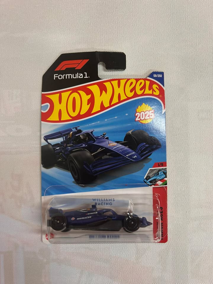 Hot Wheels Basic – Formula 1 2025 | Williams Racing Track Aces (1/6) (59/250)
