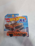 Hot Wheels XL 2026 - '83 Chevy Silverado Pickup Truck Orange w/ Flames (#3/24)