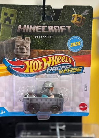 HotWheels Racer Verse Series 2025 - Minecraft Movie/ Steve