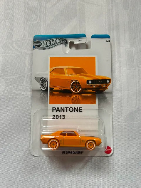 Hot Wheels Silver Series Pantone - ‘69 Copo Camaro (Pantone Yellow) 5/6
