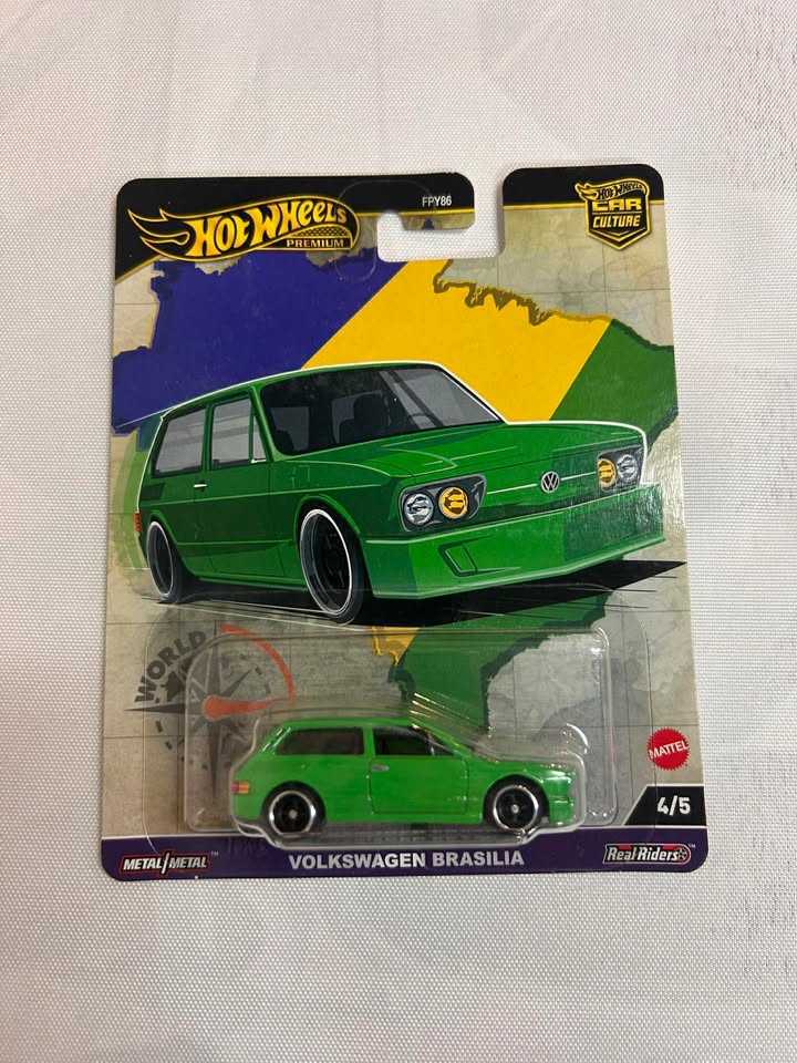 Hot Wheels Premium Volkswagen Brasilia ∣ Car Culture World Tour 2024