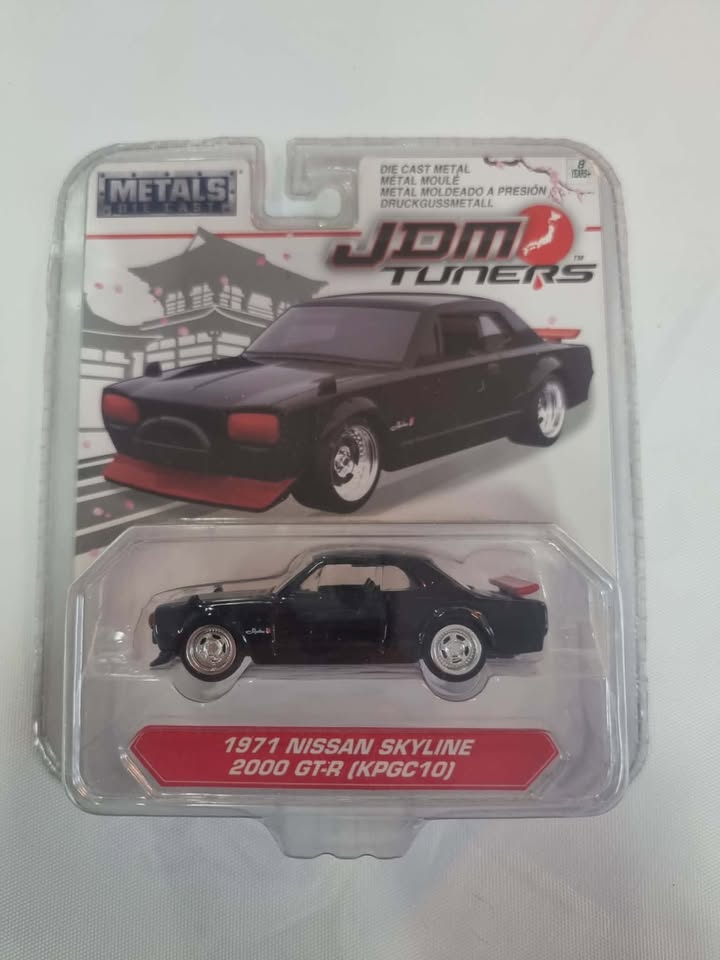 2018 Jada JDM Tuners - Black 1971 Nissan Skyline 2000 GT-R