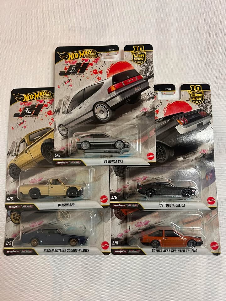 Hot Wheels Premium – Car Culture | Japan Historics 5 (JH5) Set of 5