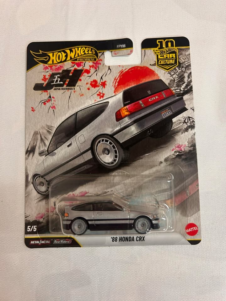 Hot Wheels Premium – ’88 Honda CRX | Japan Historics 5 (JH5)