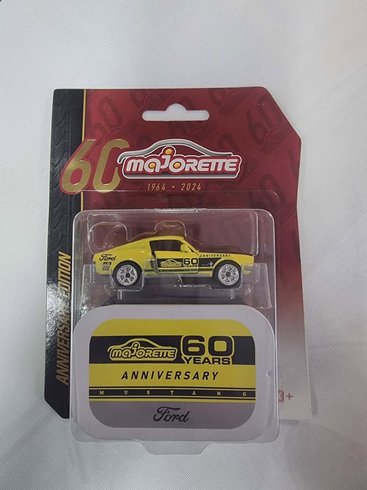 Majorette 60 Years Anniversary Edition - Ford Mustang Yellow