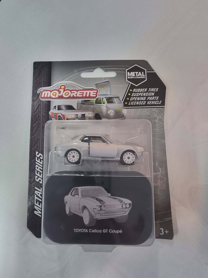 Majorette Toyota Celica GT Coupe Metal Series With Collectible Tin- Zamac Finish