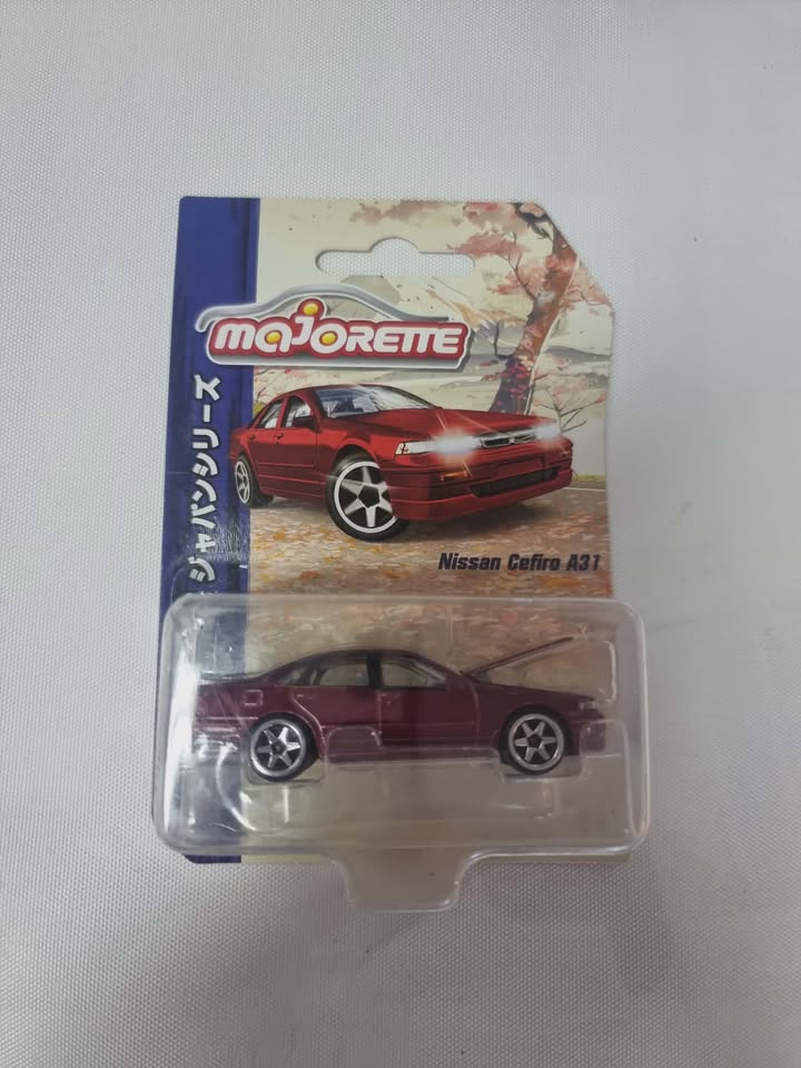 Majorette 2024 Japan Series - Red Nissan Cefiro A31
