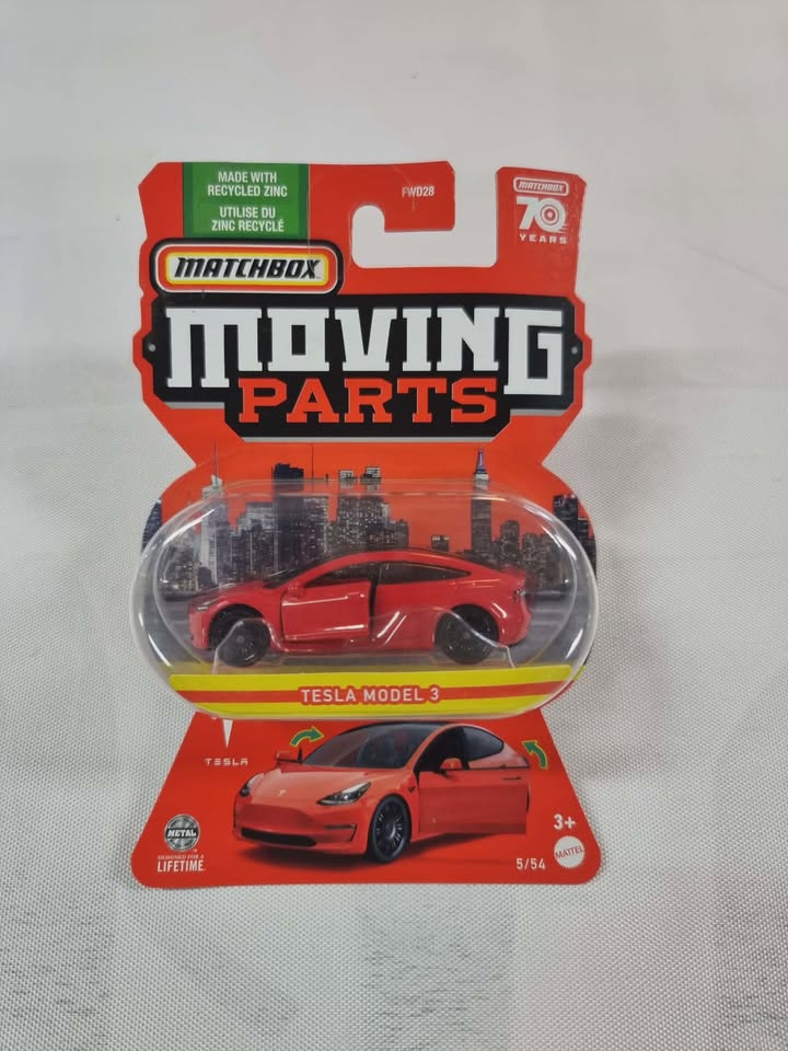 Matchbox Moving Parts Tesla Model 3