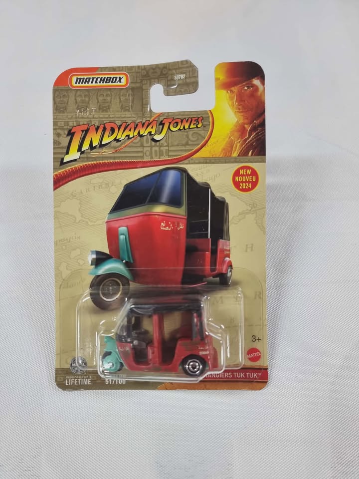 Matchbox MBX Tangiers Tuk Tuk – Indiana Jones edition.