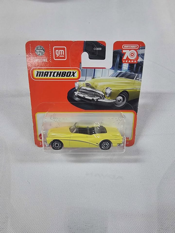 Matchbox 70 Years GM Die-Cast Car – Yellow Convertible