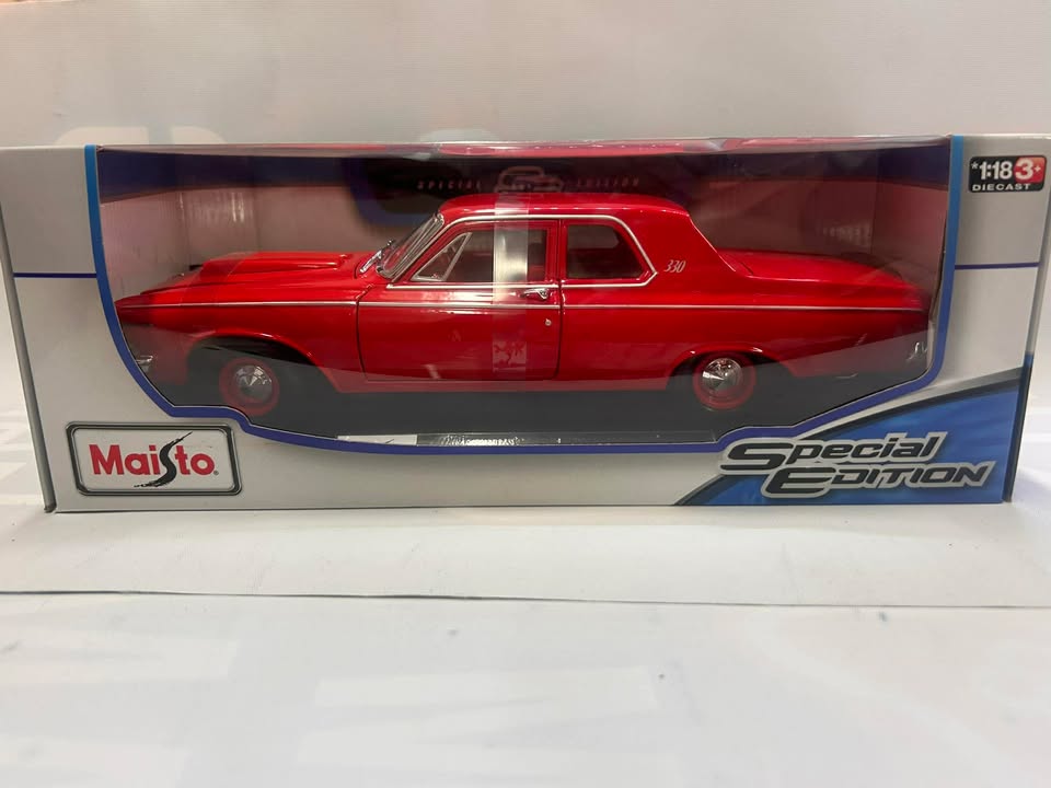 Maisto 1:18 Scale 1970 Chevy Nova SS Coupe (Special Editon) Red