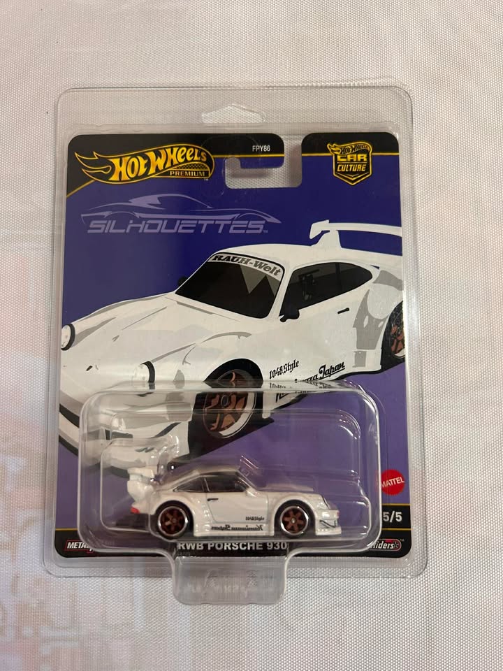 Hot wheels Premium Car Culture Silhouettes (5/5) - RWB Porsche 930