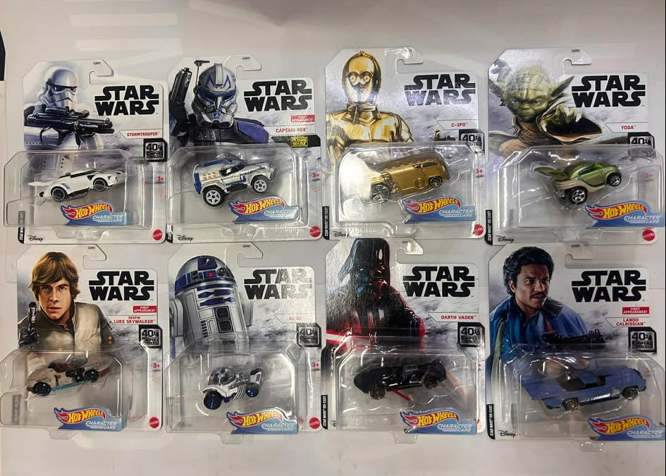 Hot Wheels x Star Wars 40th Anniversary 2020 - Empire Strikes Back | Complete Full Set Of 8
