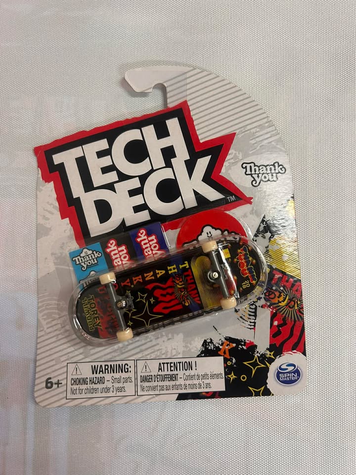 Tech Deck 2018 Thank You- Tony PudWill Fingerboard Skateboard (Rare)