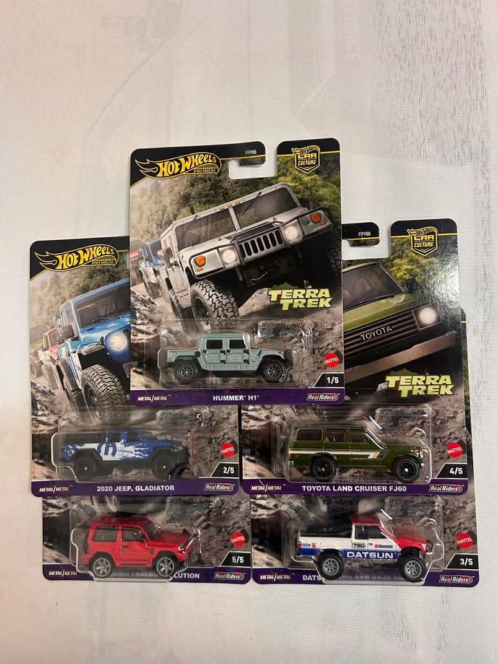 Hot Wheels Premium – Terra Trek Diecast Set of 5